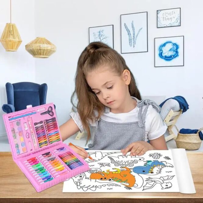 ⁦مجموعة الوان وادوات الرسم مكون من 86 قطعة⁩ - الصورة ⁦4⁩