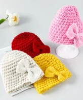 قبعة صوفية للأطفال تجمع بين الدفء والأناقة