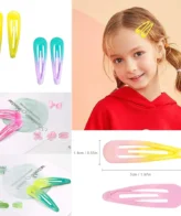 مشابك شعر بألوان وأشكال أنيقة ومتنوعة للفتيات الصغيرات