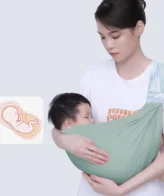 حزام رائع لحمل الطفل بسهولة من القطن الخالص ناعم ومريح