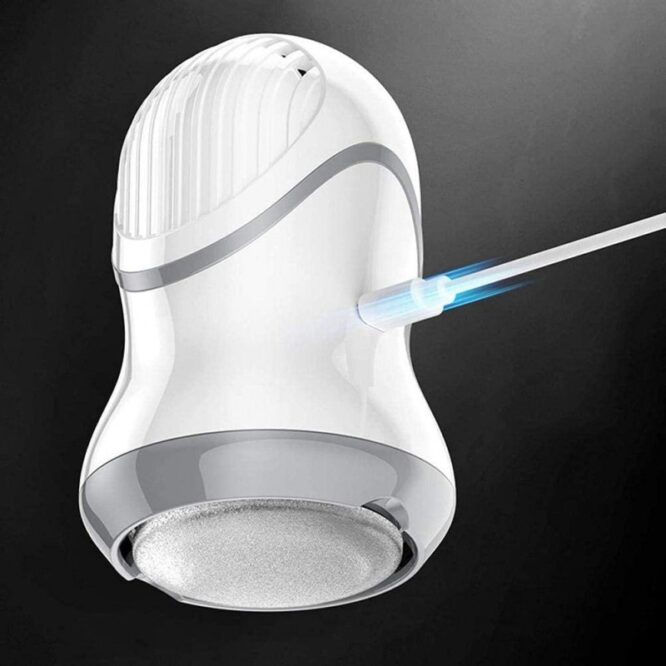 ⁦مبرد أقدام كهربائي لتقشير القدم على سرعتين قابل للغسل وإعادة الشحن عبر منفذ USB⁩ - الصورة ⁦11⁩