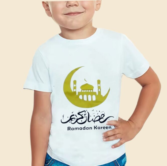⁦تي شيرت رمضان للاطفال الصغار⁩ - الصورة ⁦2⁩