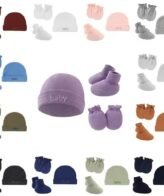 طقم راقي مكون من قبعة وقفازات وجوارب