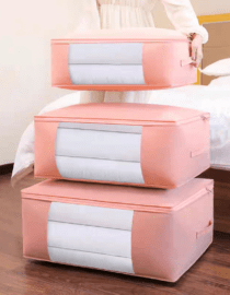 حقيبة تخزين الملابس والبطانيات بتصميم جذاب