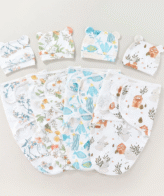 قماط كيس نوم مع قبعة للأطفال حديثي الولادة