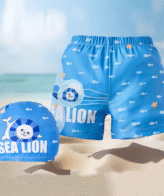 مايوهات  شورت مع قبعة