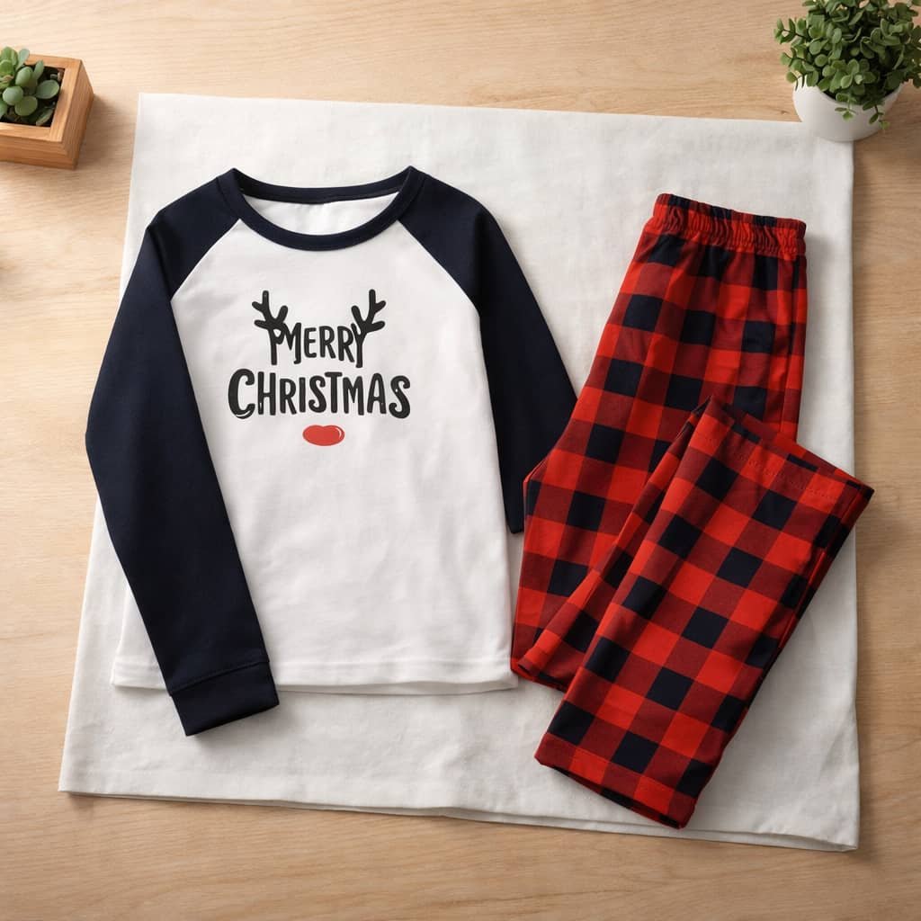 طقم بيجاما مكون من قطعتين